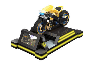 Adults VR Motorcycle Simulator Amusement Park Pcs Racing Games Black Yellow