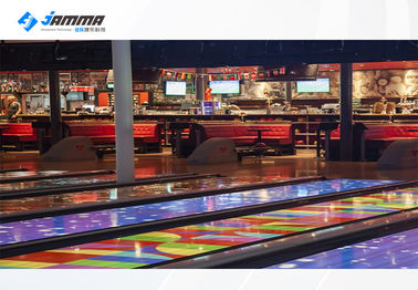 Game Center Bowling Interactive Projector Games For Double Players