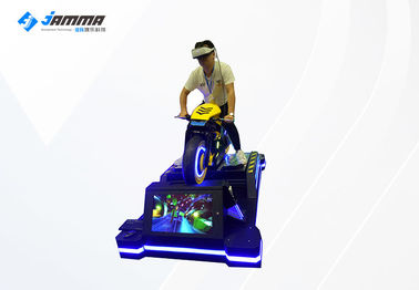 Dynamic Platform VR Racing Simulator 4 Player Black And Yellow Color