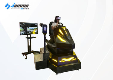 3 Dof Electronic System 9D VR Car Simulator For Shopping Mall Black Colour