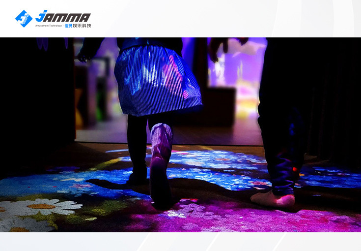 Dynamic Ground Interactive Floor Projector Games For Kids