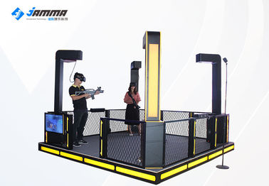 Automatic Lift Virtual Reality Simulator 4 Players 9D Gun Shooting Game