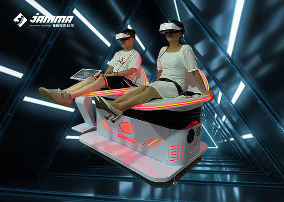 2 Players 9D VR Simulator Slide Virtual Reality Roller Coaster