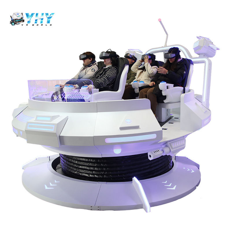 360 Degree Simulator VR UFO Shooting Arcade Machine With 3 DOF Platform ...