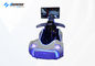 Electric System 9D Virtual Reality Racing Car Driving Simulator White Color