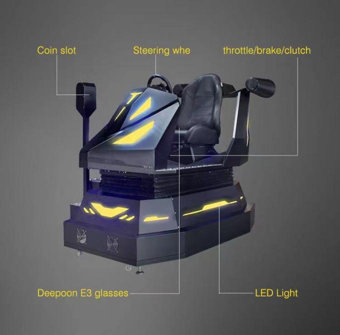 3000w 9D Virtual Reality Driving Simulator 3 Dof Motion Platform