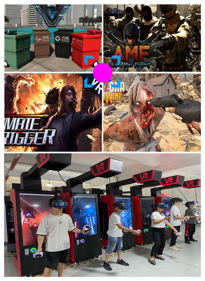 Self Service Arcade 9D Virtual Reality Game Machine With 55 Inch