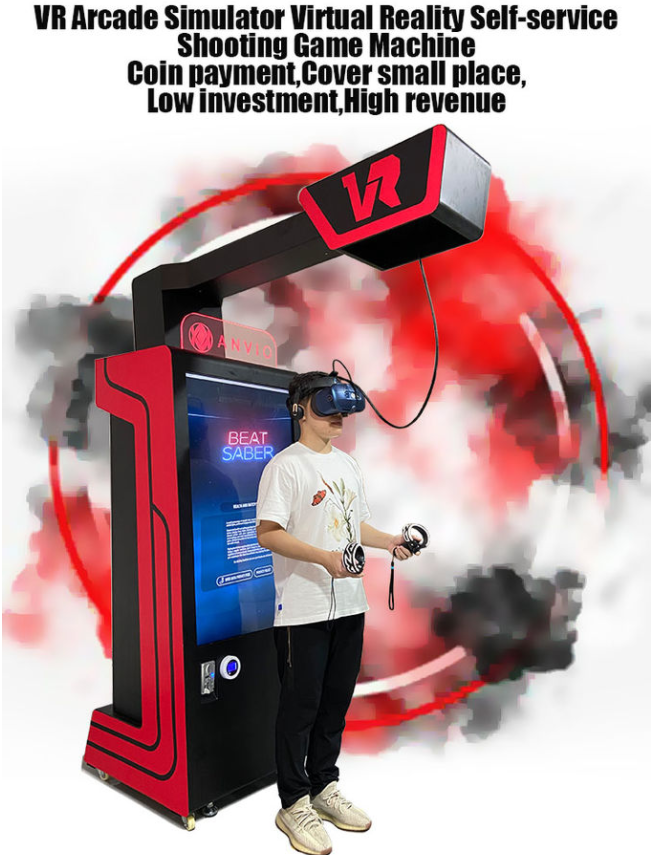 Self Service Arcade 9D Virtual Reality Game Machine With 55 Inch