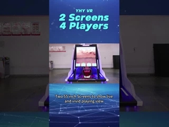 YHY VR Shooting Machine 4 Players 2 Screens Gun Battle Arcade Games